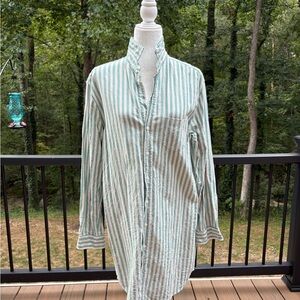 Frank and Eileen Mary Striped Shirtdress